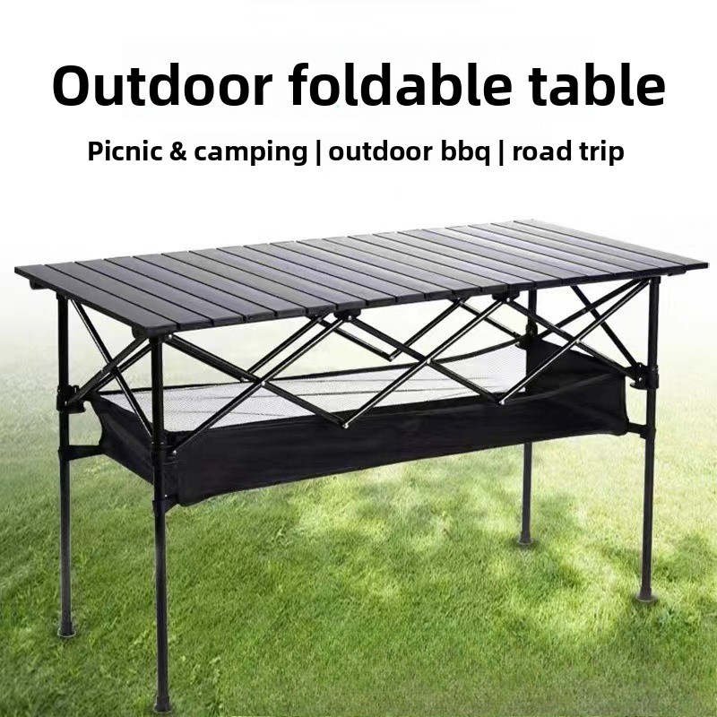 Camping Cooking Table - Vouwbare draagbare buitentafel, eenvoudige rechthoekige vouwtafel