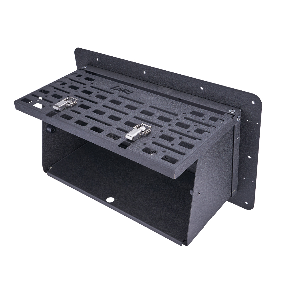 Camping Cooking Organizer - Legering Achterdeur Vouwen Drop Down Tafel