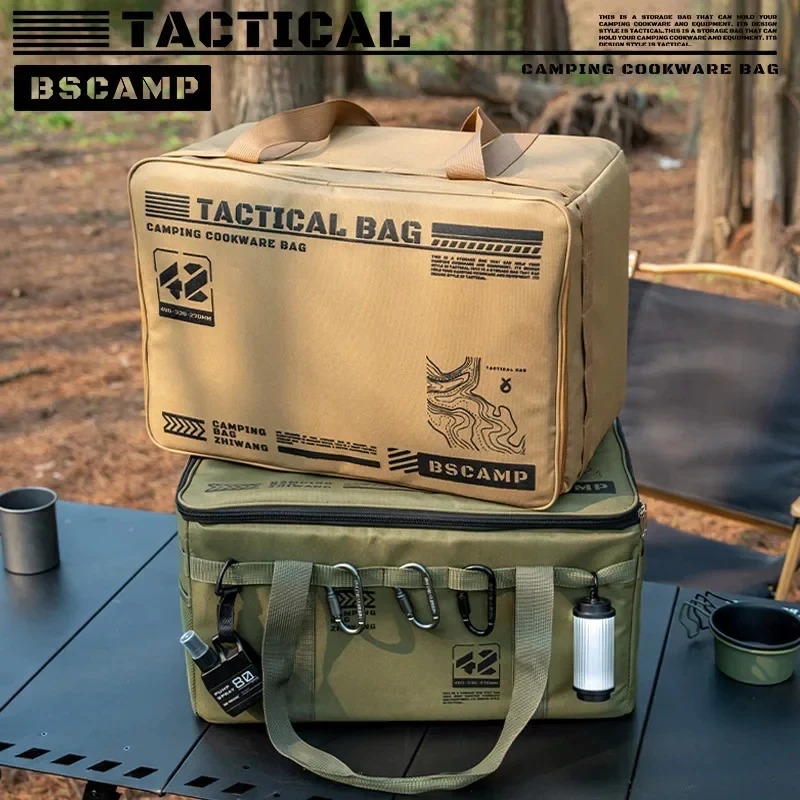 Camping Cooking Organizer - 30L/42L/56L Grote Capaciteit Opvouwbare Geïsoleerde Waterdichte