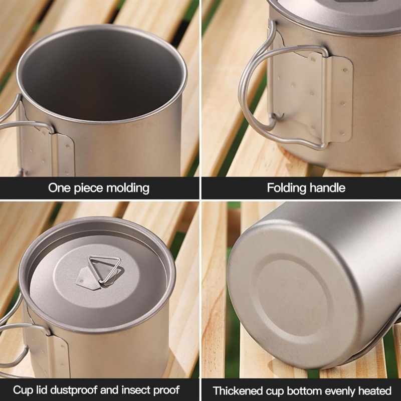 Titanium campingmok met inklap - Camping Cooking Organizer recensie en prijs
