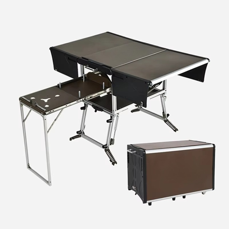 Draagbare mobiele keuken voor  - Quality Camping Cooking Set recensie en prijs