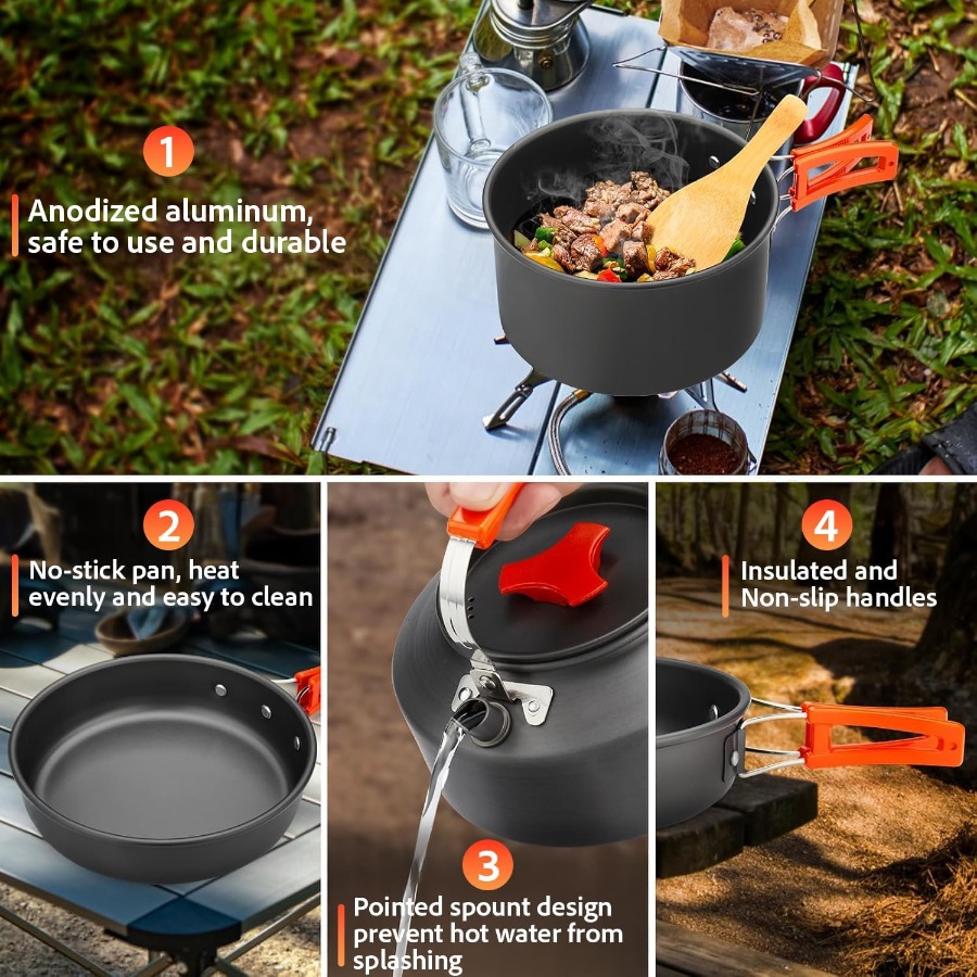 Campingkookgerei: 35oz antiaan - Camping Hiking Cooking recensie en prijs
