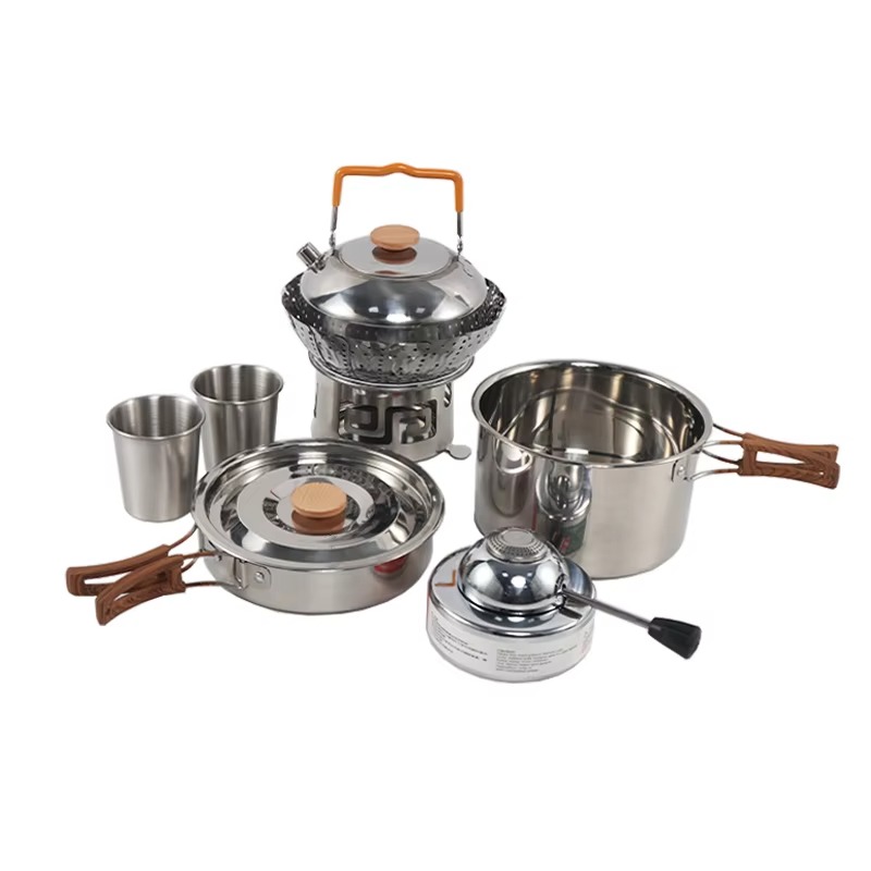 Hoogwaardige draagbare outdoor - Quality Camping Cooking Set recensie en prijs